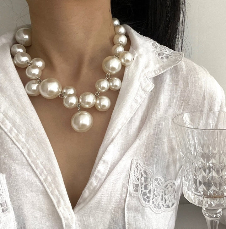 DUPLICATE ITEM: Perlenmädchen | Atemberaubende Perlenkette-Nora Luxe