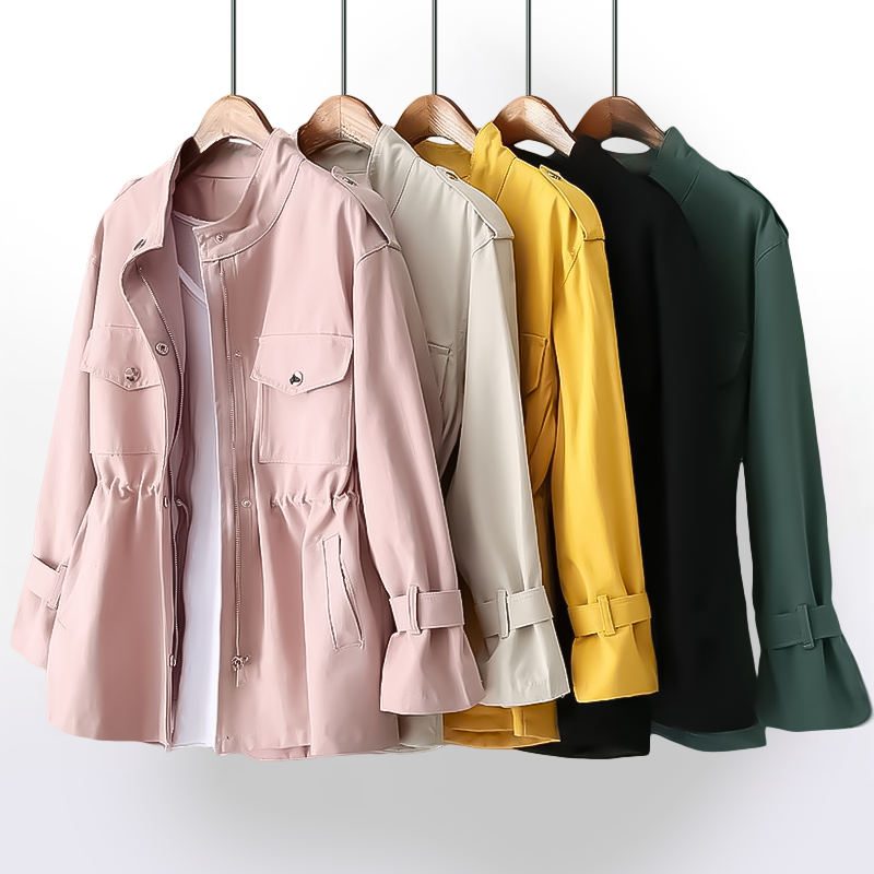 Short Ladies Trench Coat – Clarisse