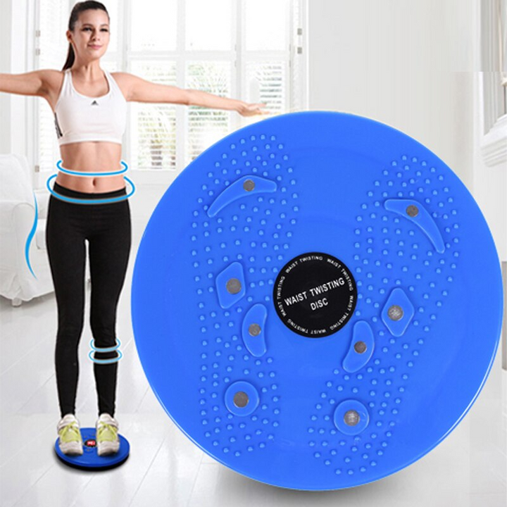 Dynamic Balance Board for Strength and Stability - CoreSpin-Blue-Without Tires-Nora Luxe