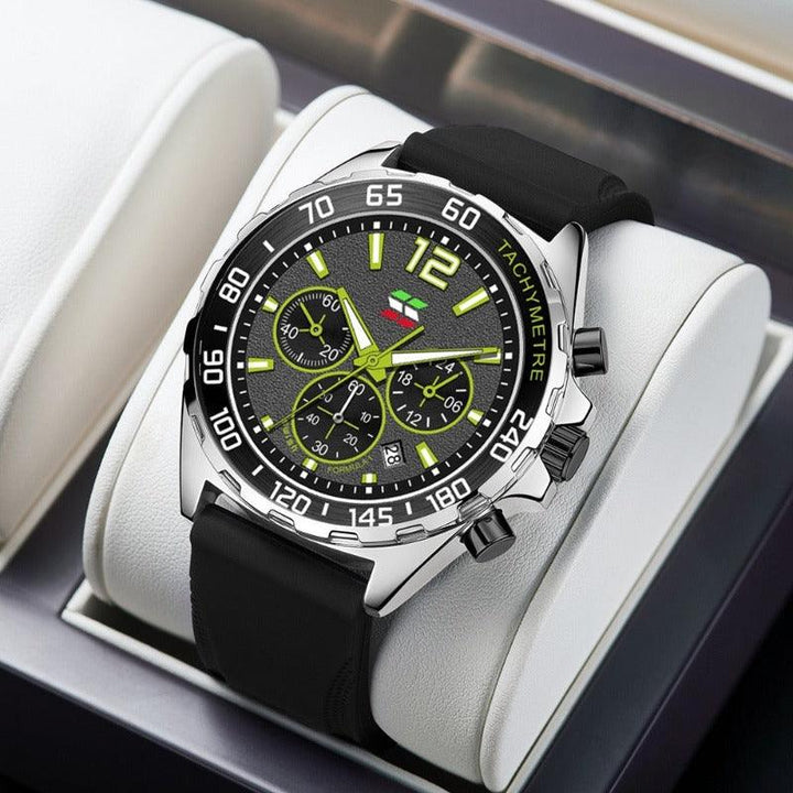 Dynamic Watch for Every Occasion - Eleganzio-Black - Orange-Nora Luxe