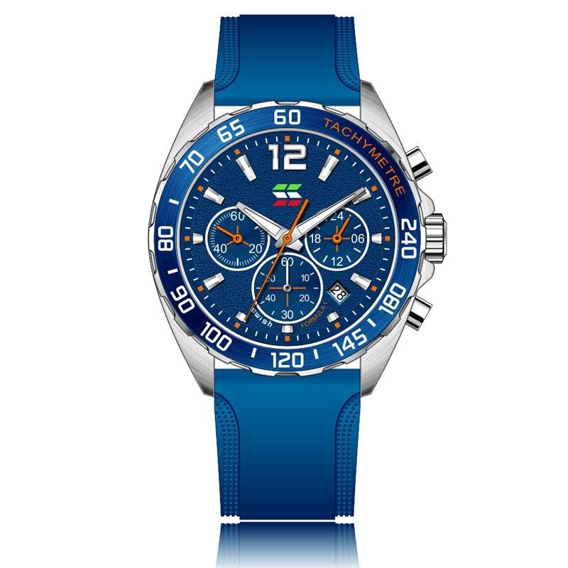 Dynamic Watch for Every Occasion - Eleganzio-Silver - Orange-Nora Luxe
