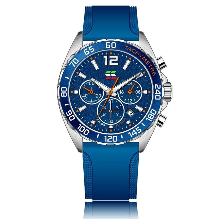 Dynamic Watch for Every Occasion - Eleganzio-Silver - Orange-Nora Luxe