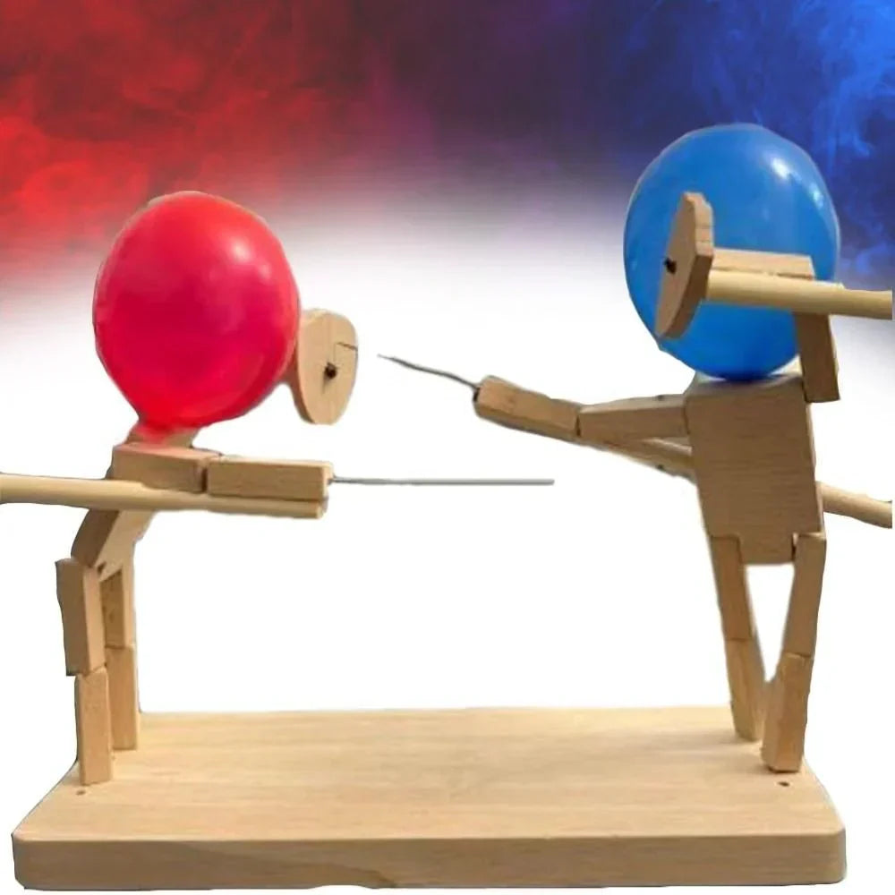 Dynamic Wooden Screen Game - BambooBattles-0.12 inches - 50 balloons-Nora Luxe