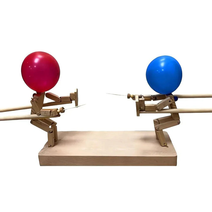 Dynamic Wooden Screen Game - BambooBattles-0.12 inches - 50 balloons-Nora Luxe