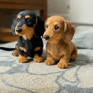 Interactive Plush Dog with Realistic Movements & Sensors | Ultra-Soft in black, tan and brown plush, another view