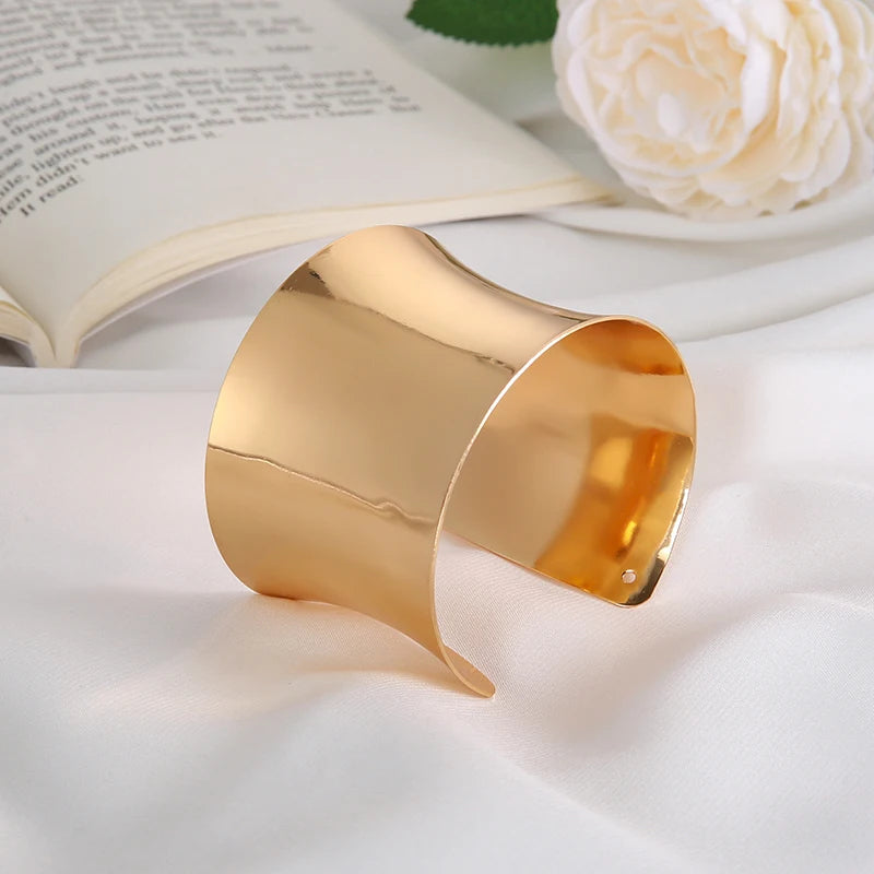 Edgy Punk Cuff Bracelet | Rebel Bangle Stainless Steel-Zara-Nora Luxe