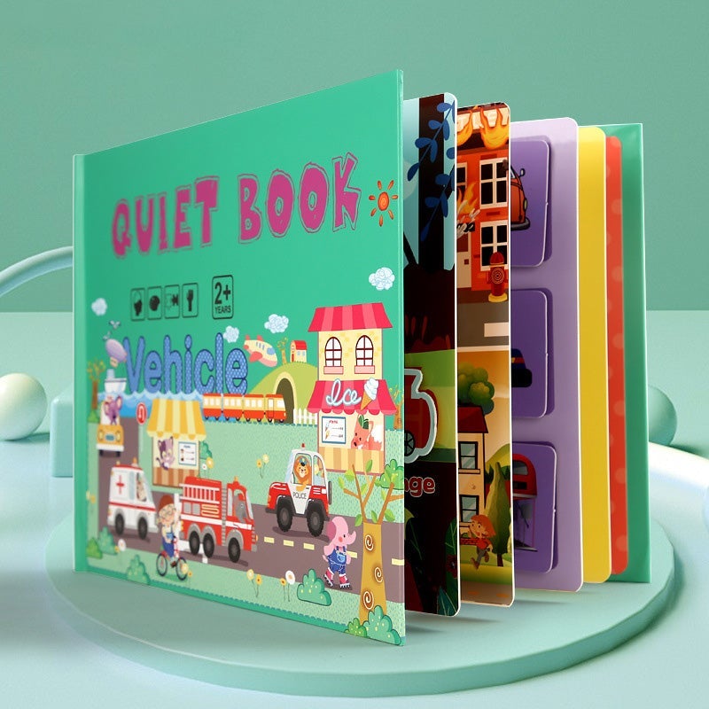 Educational Busy Book for Children – LearnJoy-Vehicles-Nora Luxe