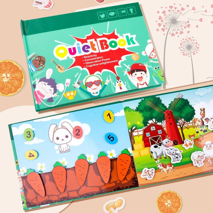 Educational Busy Book for Children – LearnJoy-Vehicles-Nora Luxe