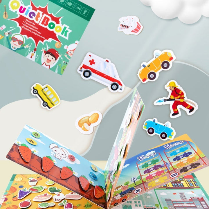 Educational Busy Book for Children – LearnJoy-Vehicles-Nora Luxe