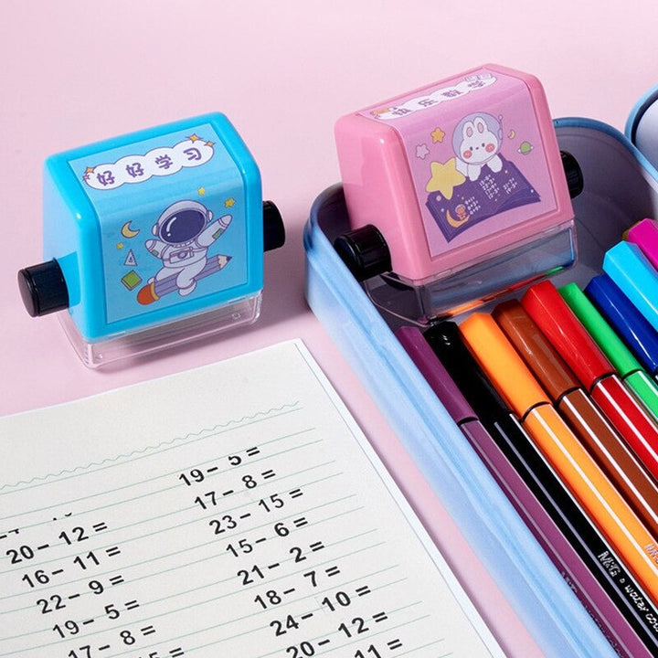 Educational Calculation Stamp for Children - SumStamp-Set of 4 (+ - x ÷)-Nora Luxe
