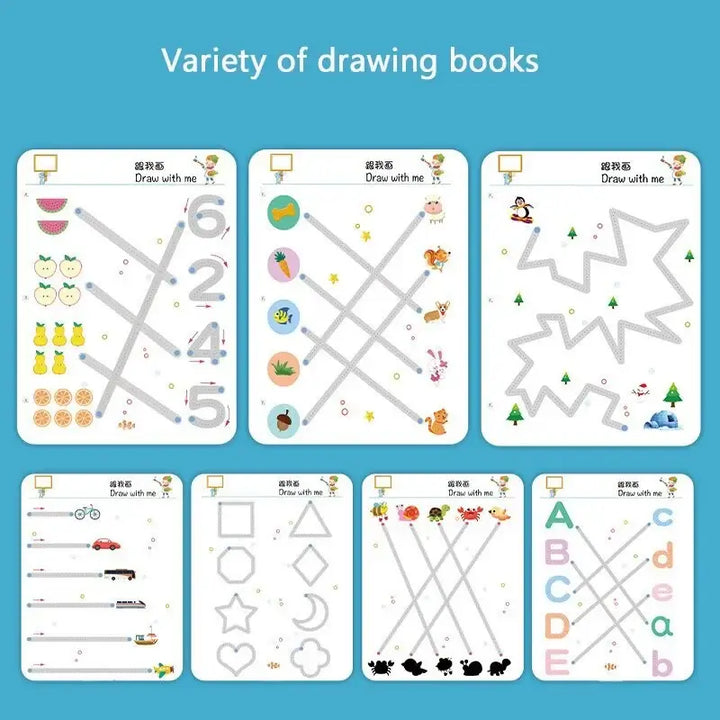 Educational Cover Writing Notebook - TraceMaster-32 Pages-Nora Luxe
