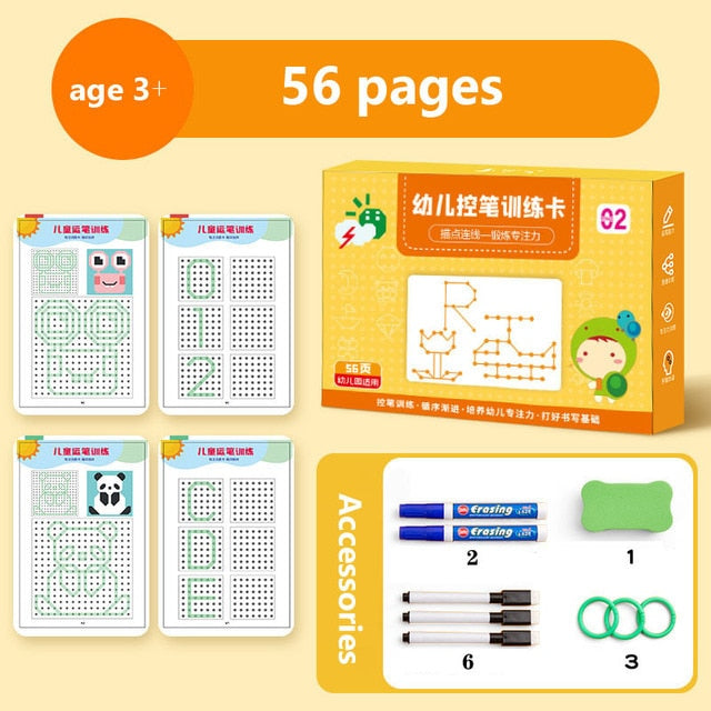 Educational Cover Writing Notebook - TraceMaster-56 Pages-Nora Luxe