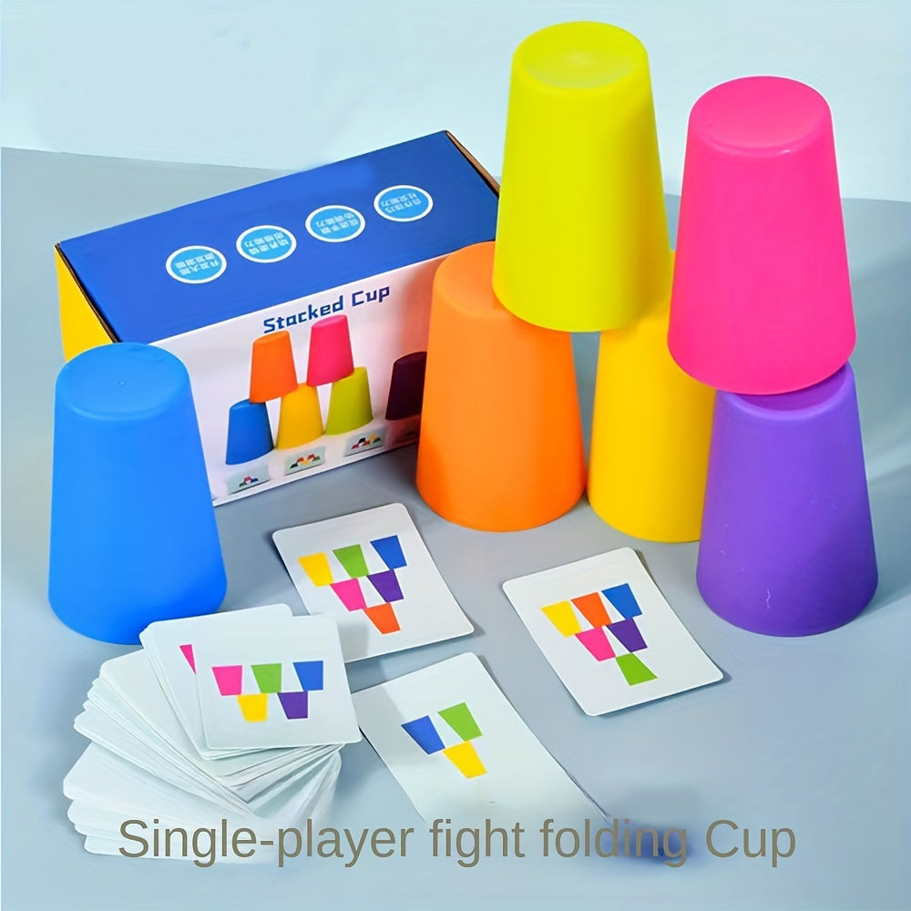 Educational Stacking Cup Puzzle Game - StackSmart-Nora Luxe