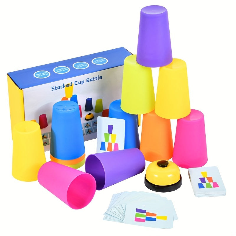 Educational Stacking Cup Puzzle Game - StackSmart-Nora Luxe