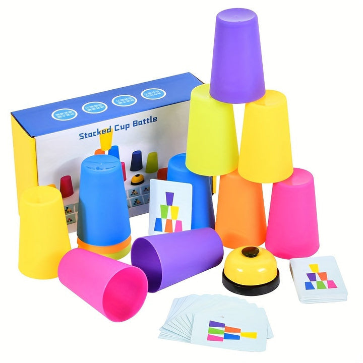 Educational Stacking Cup Puzzle Game - StackSmart-Nora Luxe