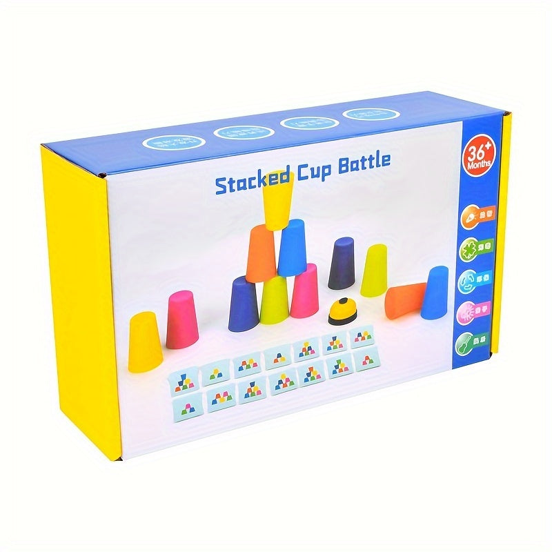 Educational Stacking Cup Puzzle Game - StackSmart-Nora Luxe