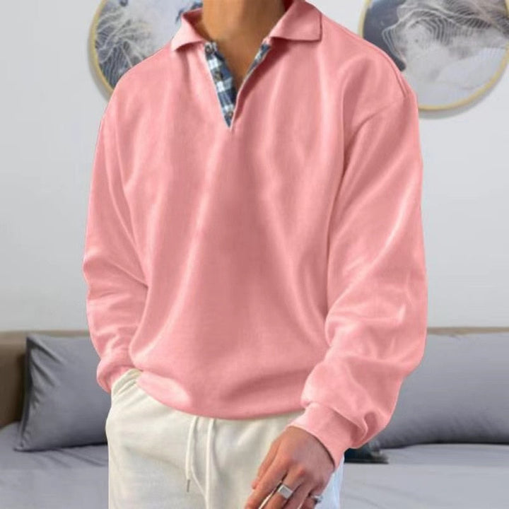 Lightweight men's autumn sweater with a loose fit – Benedikt