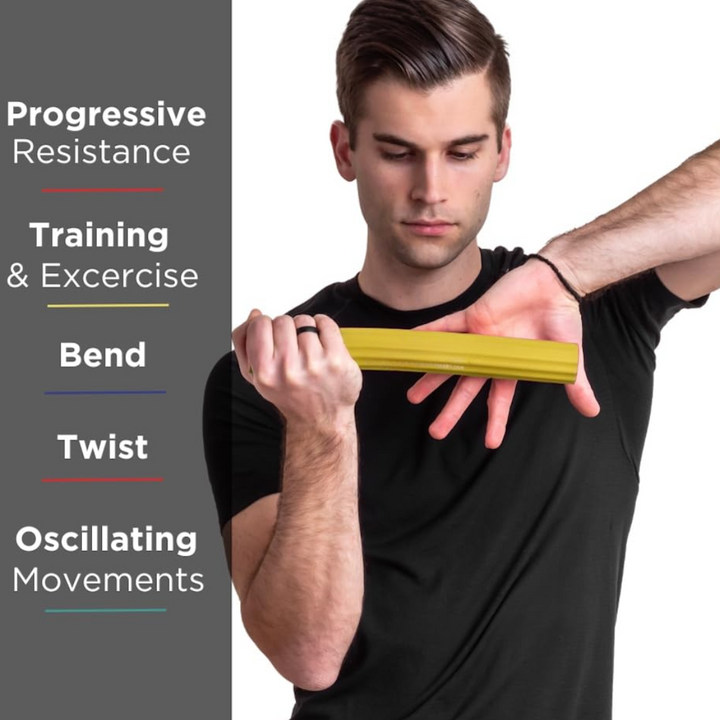 Elbow Therapy Resistance Bar-Blue - Heavy-Nora Luxe