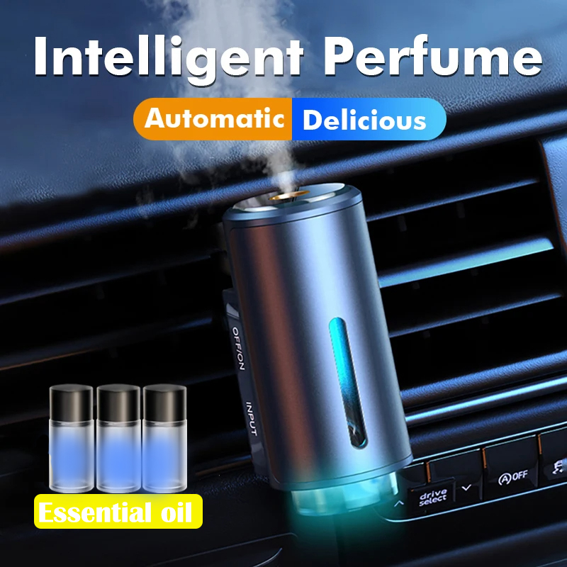 ELECTRIC AROMA DIFFUSER - AIR FRESHENER FOR CAR - USB AIR HUMIDIFIER-With 1st Cologne-Nora Luxe