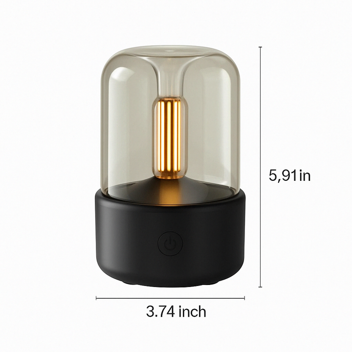Electric Aromatherapy Diffuser and Humidifier - AromaLux-Black-Nora Luxe