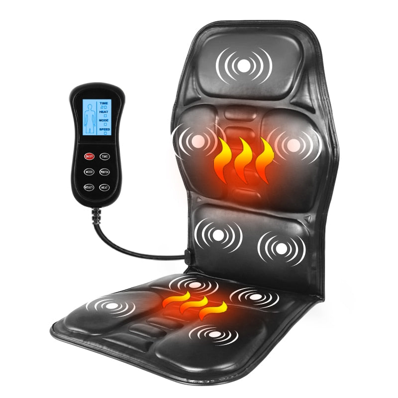Electric Back Massage Cushion with Heat - RelaxCushion-Nora Luxe