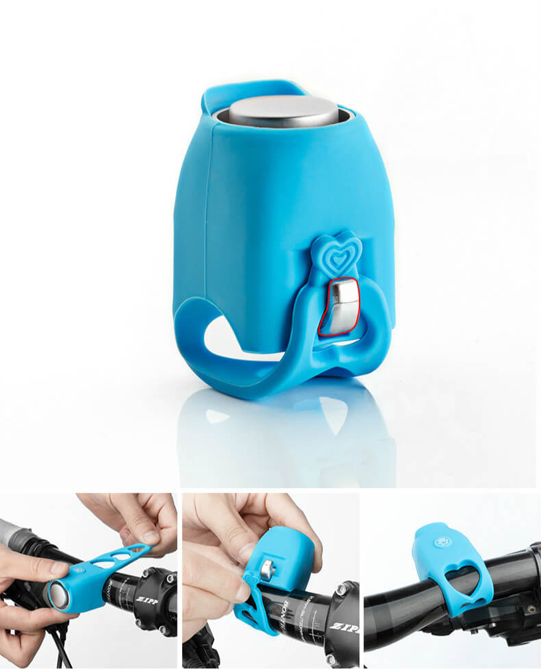Electric Bike Horn - LoudHorn-Black-Nora Luxe