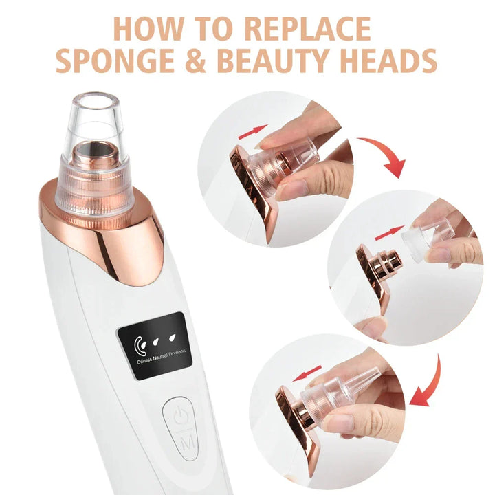 Electric Blackhead Remover and Facial Cleanser - ClearSkin Pro-Nora Luxe