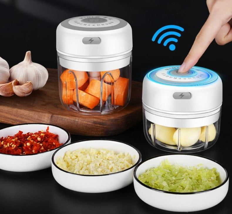 Electric Chopper - MiniChop-White-Nora Luxe
