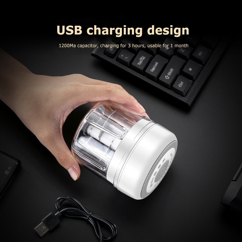 Electric Chopper - MiniChop-White-Nora Luxe