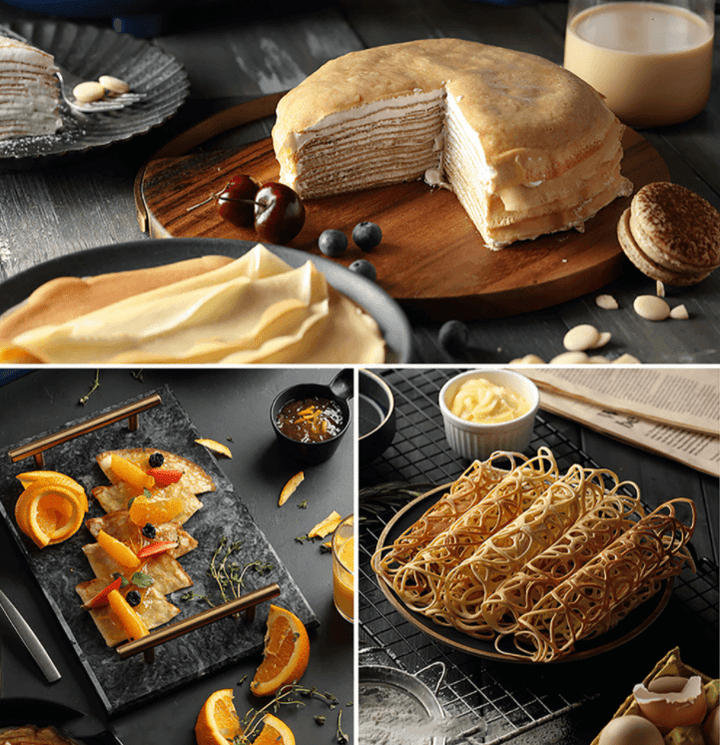 Electric Crepe Maker - CrepeMaster-Red-Nora Luxe