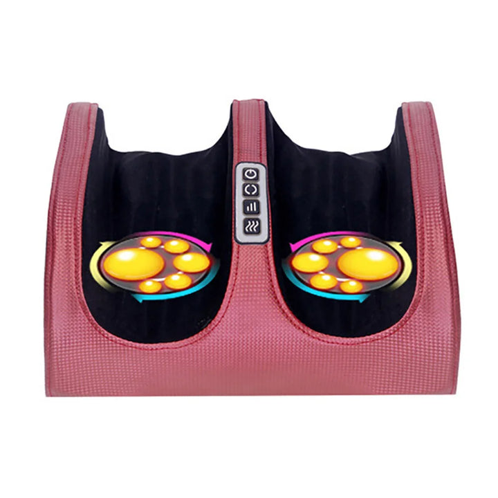 Electric Foot Massager with Heat and Shiatsu Therapy - RelaxFoot-Red-Nora Luxe