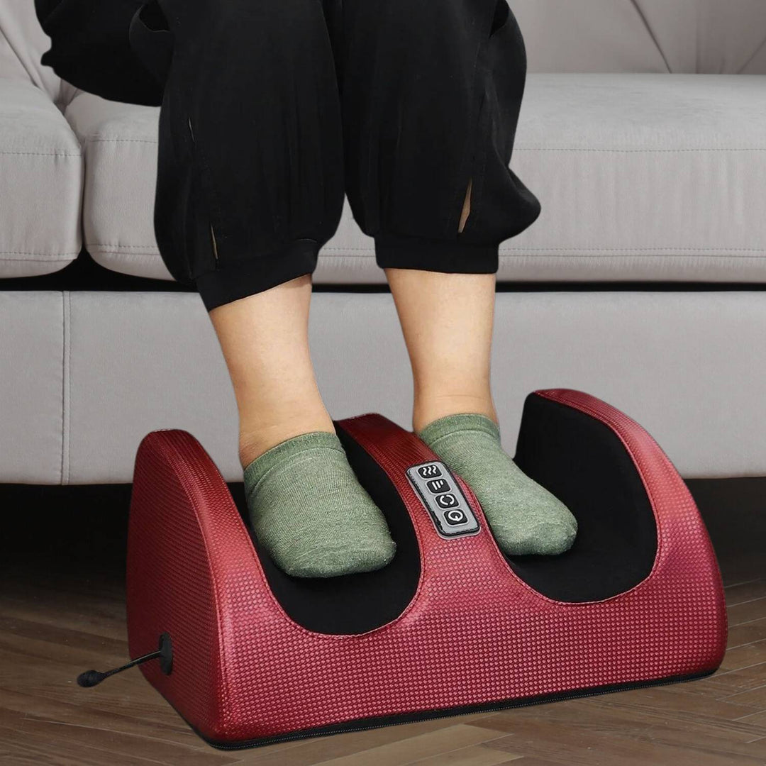 Electric Foot Massager with Heating Function - SootheFeet-Gold-Nora Luxe