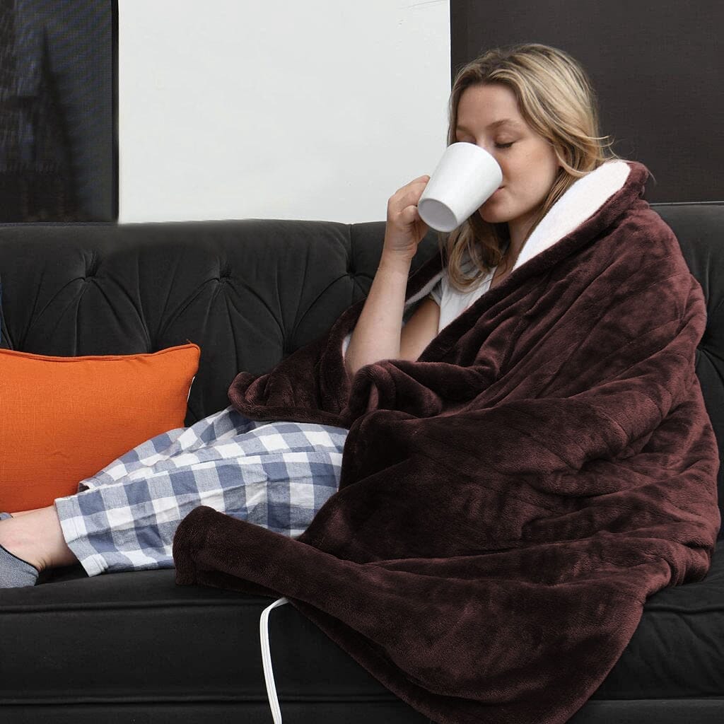 Electric Heated Fleece Blanket - CozyHeat-Nora Luxe
