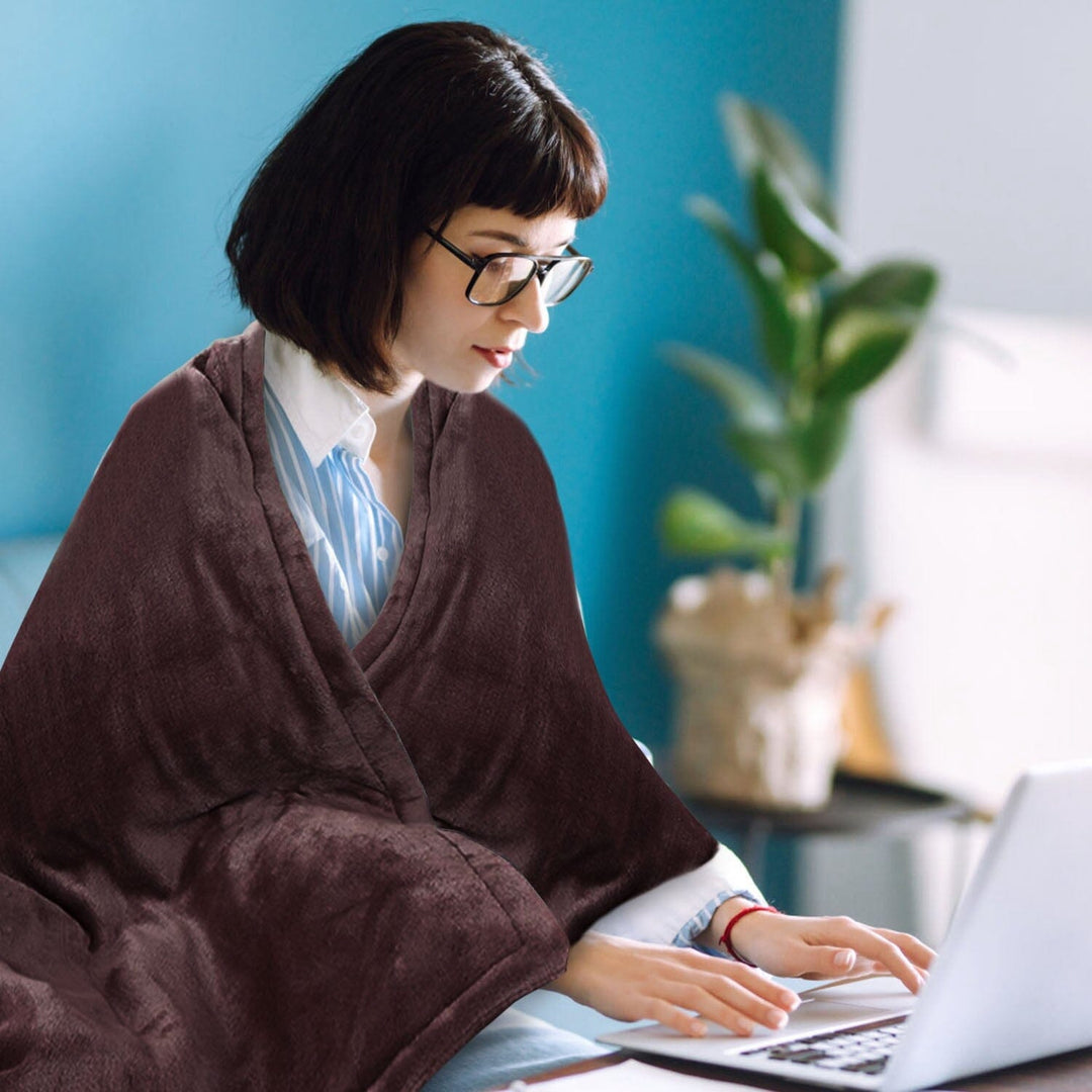 Electric Heated Fleece Blanket - CozyHeat-Nora Luxe