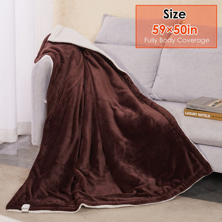 Electric Heated Fleece Blanket - CozyHeat-Nora Luxe