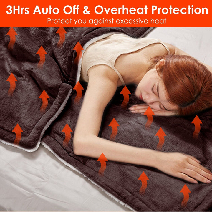 Electric Heated Fleece Blanket - CozyHeat-Nora Luxe