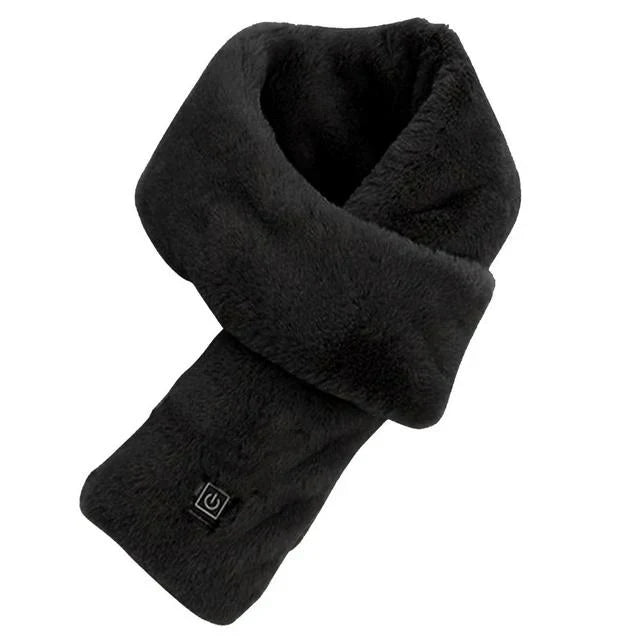 Electric Heated Scarf - Elina-Black-Nora Luxe