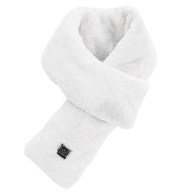 Electric Heated Scarf - Elina-White-Nora Luxe