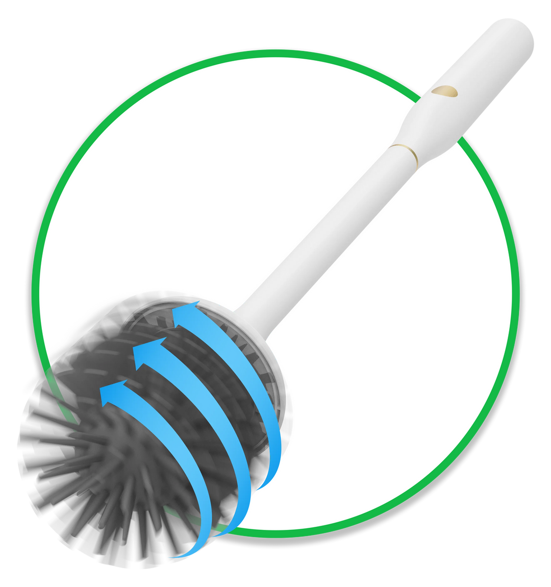 Electric UV Toilet Brush with Dual Head – PureSpin-The Livary