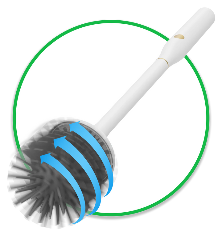 Electric UV Toilet Brush with Dual Head – PureSpin-The Livary