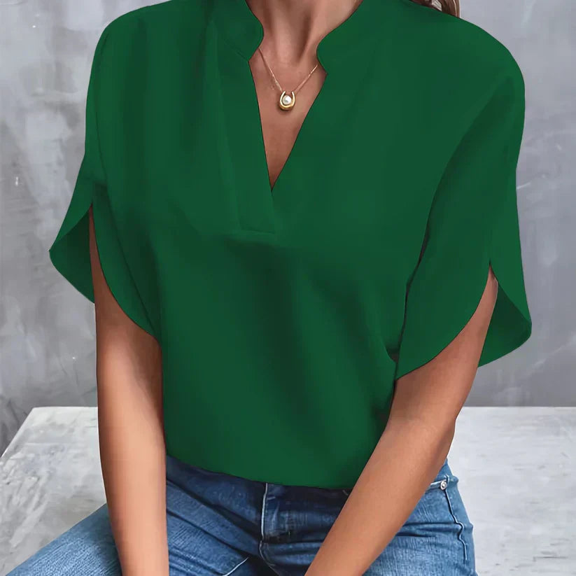 Elegant and Lightweight Ladies' Blouse – Isabella-Green-XS-Nora Luxe