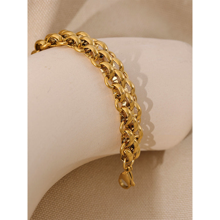 Elegant Charm Bracelet | Silver Plated | Perfect Gift-Gold-plated-Nora Luxe