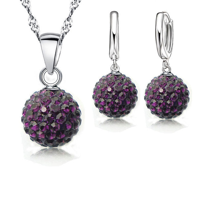 Elegant Crystal Earrings | Perfect for Any Occasion-Blue-Nora Luxe