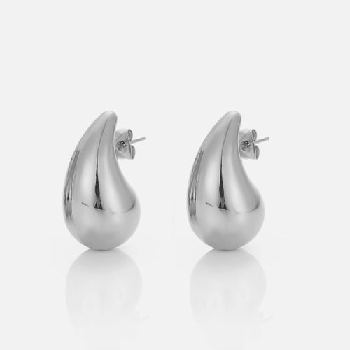 Elegant Dangling Silver Earrings | Stylish Statement Jewellery-Nora Luxe