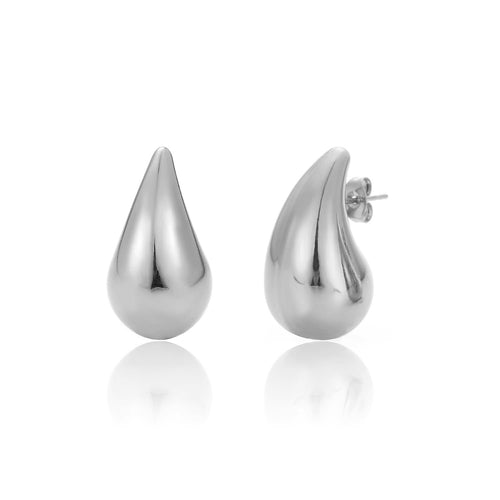Elegant Dangling Silver Earrings | Stylish Statement Jewellery-Nora Luxe