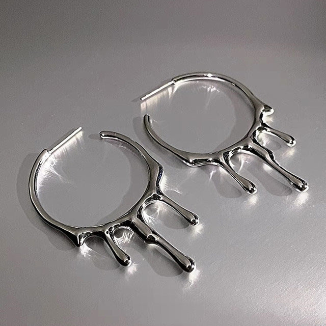 Elegant Drop Earrings | Crystal Accents-Raindrops-Nora Luxe