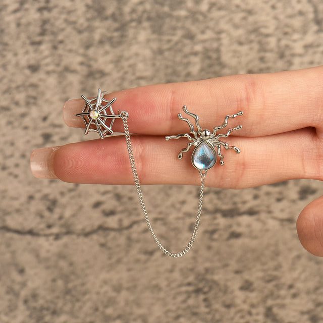 Elegant Drop Earrings | Crystal Accents-Spider Hunter-Nora Luxe