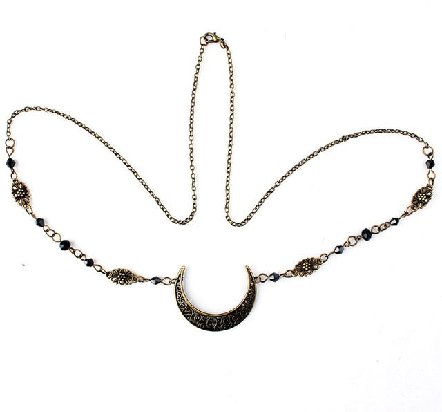 Elegant Head Necklace | Stylish Jewellery for Women-Bronze-Nora Luxe