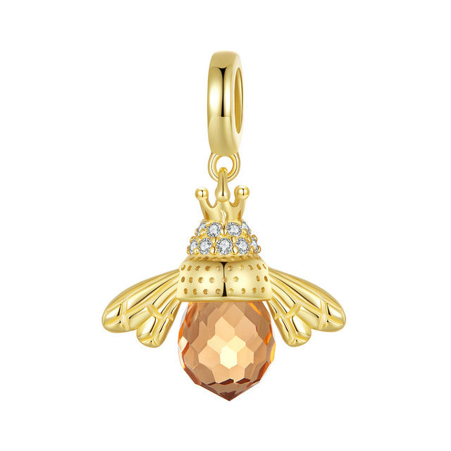 Elegant Insect Pendant Necklace | Unique Jewellery Piece-Gold Pendant Only-Nora Luxe