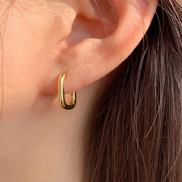 Elegant Leaf Stud Earrings | Sterling Silver-Nora Luxe